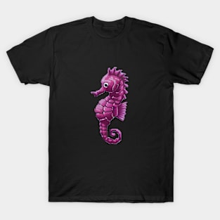 Sea Horse Pixel Art T-Shirt